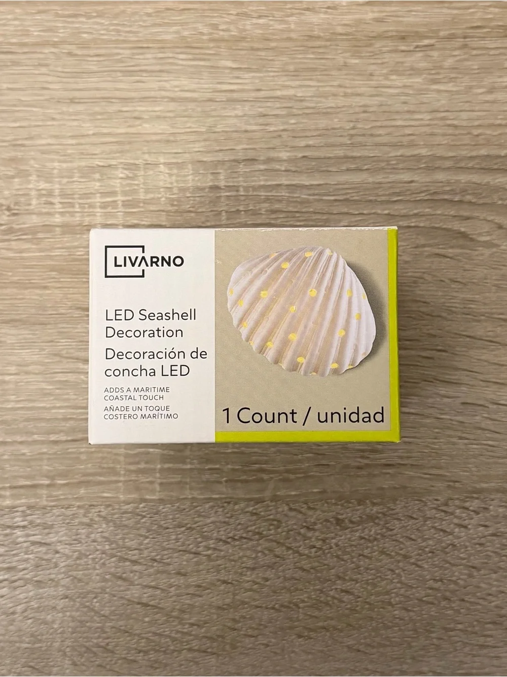 LIVARNO LED Lighthouse & Seashell Coastal Decor $25 Each Choose 1 NWT